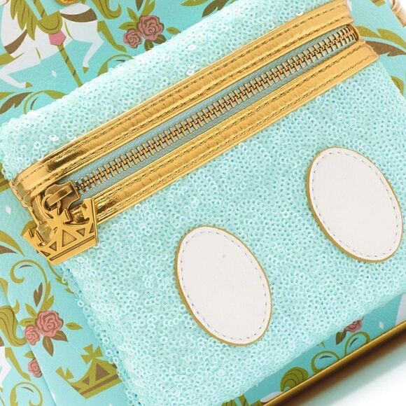 Regal Carousel Disney Parks Loungefly Mickey Main Attraction Backpack #7 NWT - Picture 4 of 6